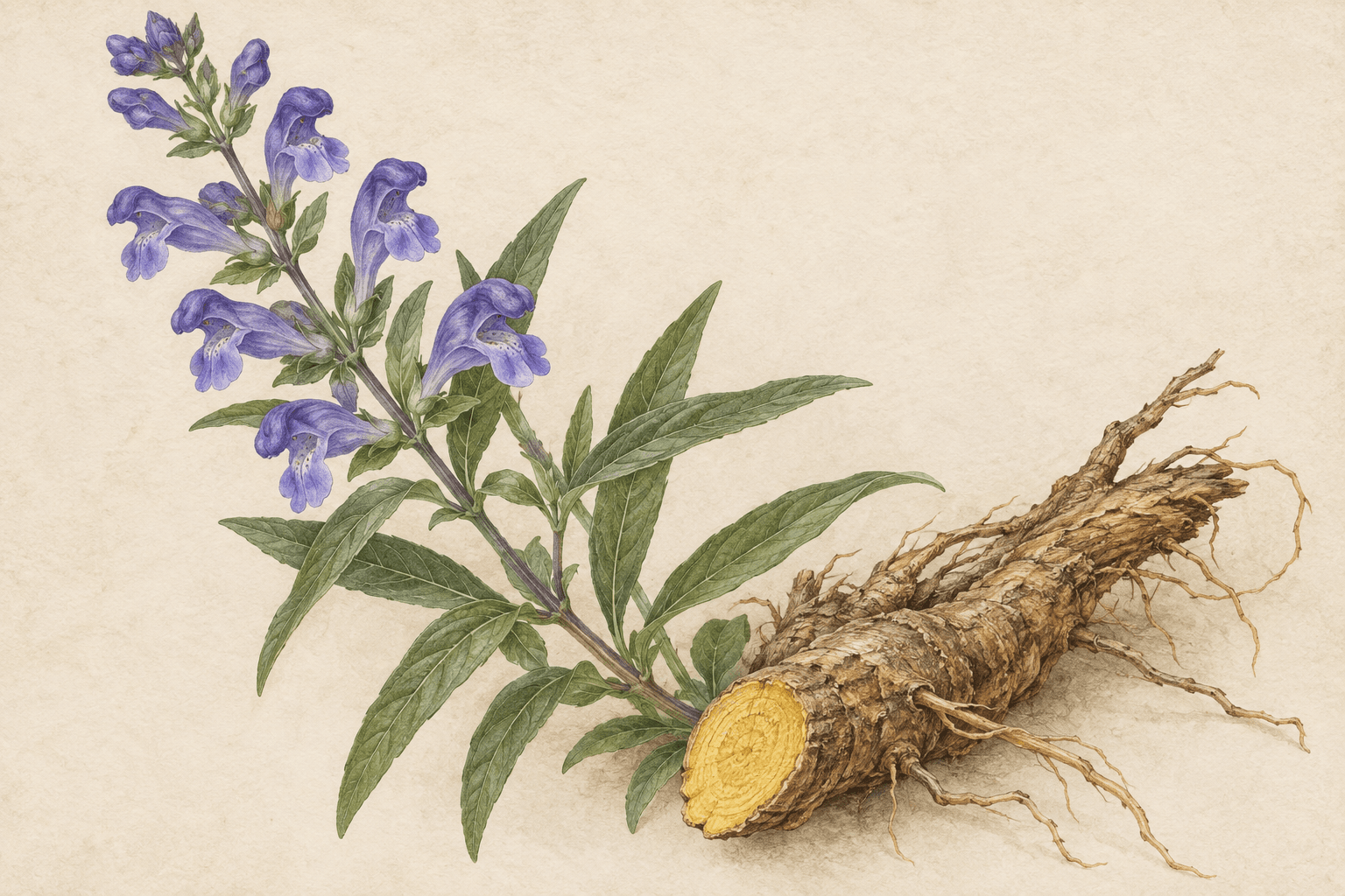 Baikal skullcap: baicalin, GABA receptors, and neuroinflammation